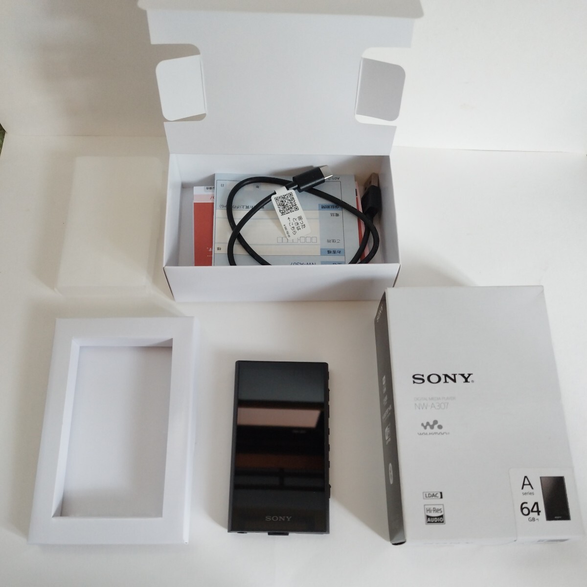 【開封済み未使用品】SONY NW-A307 Walkman ウォークマン 64GB 　ブラック 