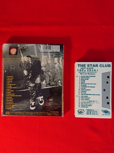 【RARE品含】THE STAR CLUB/【3点セット】KITTY MISSILES CD+CASSETTE+リストバンド/亜無亜危異.アナーキー.スタークラブ.STALIN._画像5