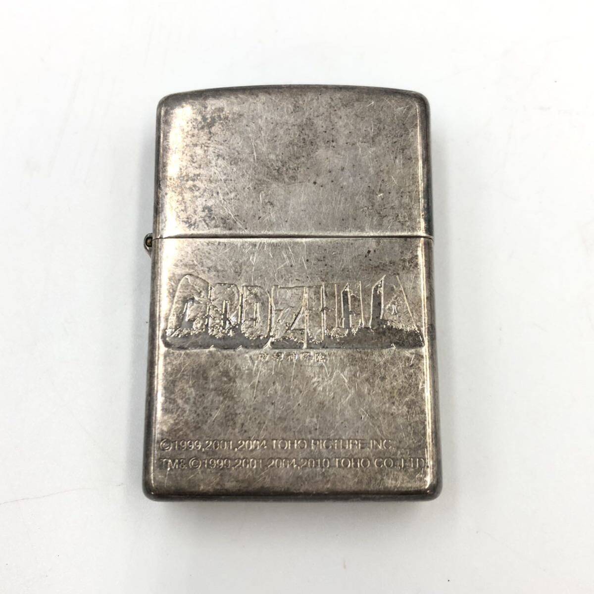 4.11NB-E1423★ZIPPO ゴジラ★GODZILLA ジッポ ジッポー 2010年製 オイルライター lighter 喫煙具 DB8/DD0_画像2