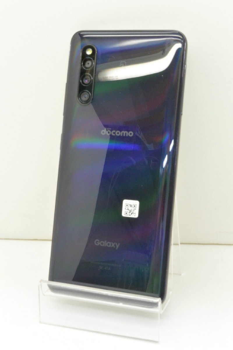 白ロム docomo SIMロック解除済 SAMSUNG Galaxy A41 64GB Android12 ブラック SC-41A 初期化済 【m022885】_画像2