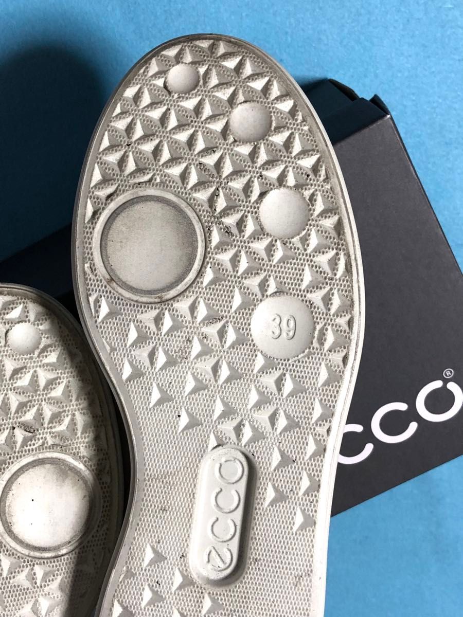 ECCO  エコー　ゴアテックス　スニーカー　白　39サイズ  24.5cm   STREET720