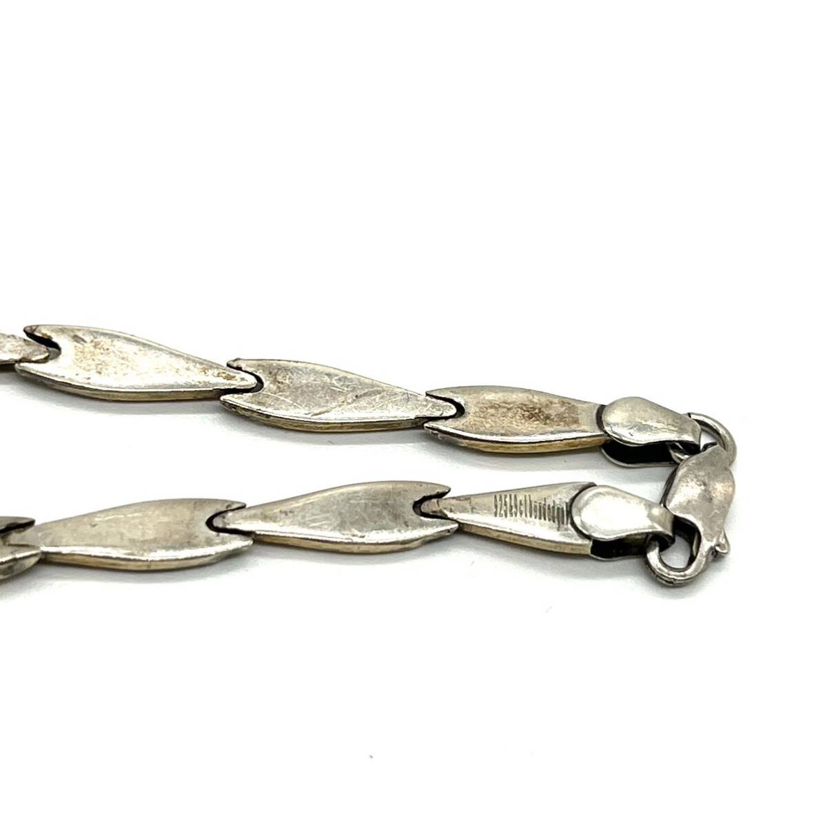 [ Vintage ] Gold & silver chain bracele SV925 original silver 375GOLD 9 gold sterling silver Vintage accessory AB006
