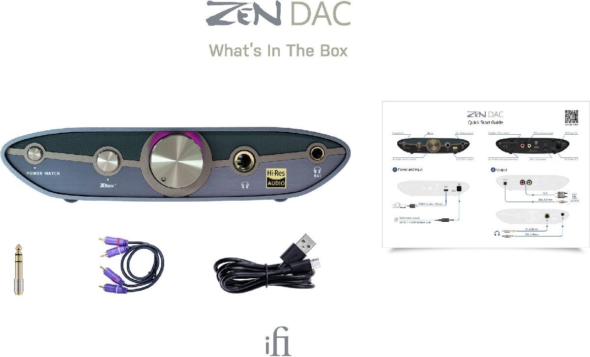 即決◆新品◆送料無料iFi Audio ZEN DAC 3 (第3世代) DSD512/PCM768/MQAフルデコード対応 USB-DAC アンプ_画像10