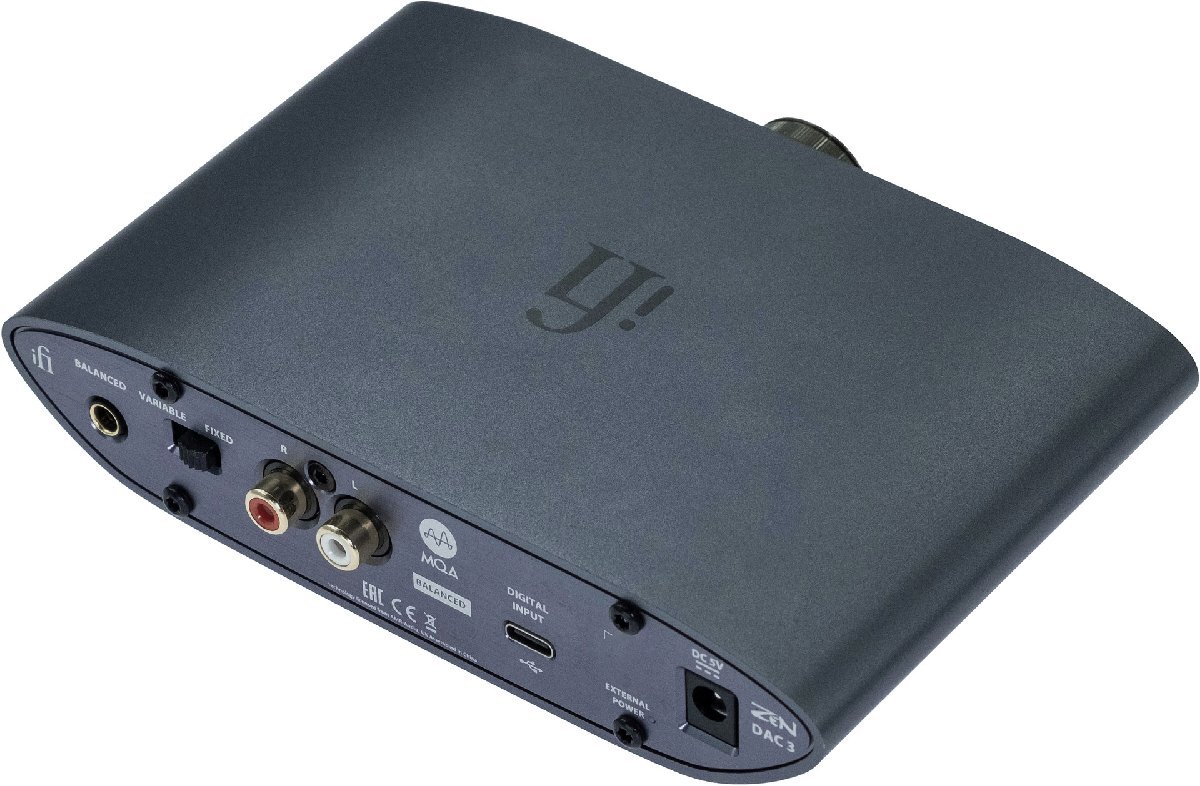 即決◆新品◆送料無料iFi Audio ZEN DAC 3 (第3世代) DSD512/PCM768/MQAフルデコード対応 USB-DAC アンプ_画像4