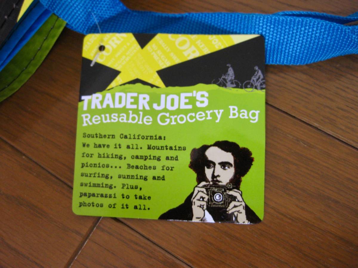 新品 TRADER JOE’Sトレーダー ジョーズ トートバッグ エコバッグ アメリカ 海外セレブ ☆送料込☆_画像4