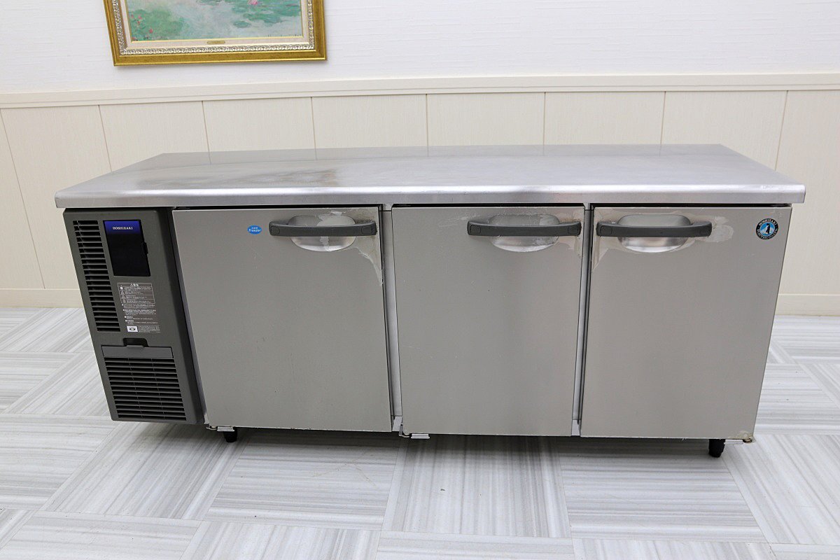 美品!14年製 ホシザキ星崎 3ドア 台下冷凍冷蔵庫 フリーザー コールドテーブル 1800×600 RFT-180SNF 厨房店舗業務用