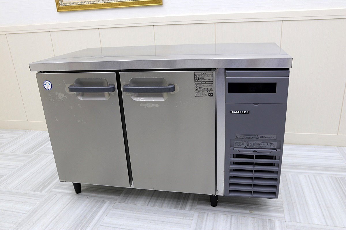 20年製 超美品！フクシマガリレイ 台下冷蔵庫 1200×600 コールドテーブル 天板作業台 LCC-120RM-R 厨房店舗業務用 検：ホシザキ1_画像1