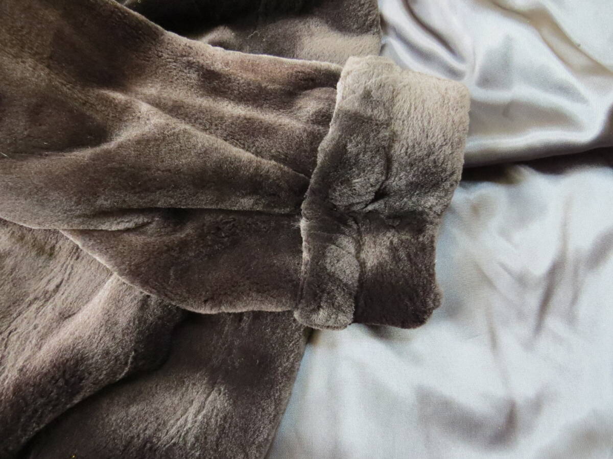【ＳＡＧＡ ＭＩＮＫ】銀サガ 高級ランチミンク毛皮 クロ系 ロング丈 Ｆサイズ ＳＡＦＵＲＯＮフック  スの画像10