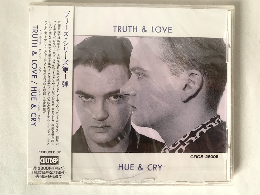 未開封/見本品 ケース割れ HUE & CRY ヒュー アンド クライ TRUTH & LOVE トゥルース アンド ラブ_画像1