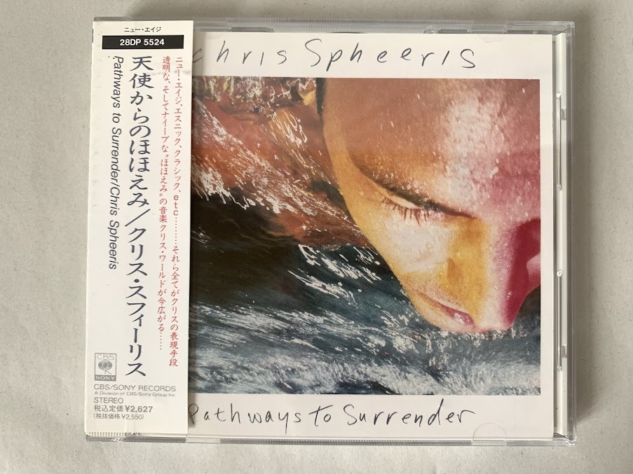 美品/見本品 帯付 クリス・スフィーリス Chris Spheeris 天使からのほほえみ Pathways to Surrenderの画像1