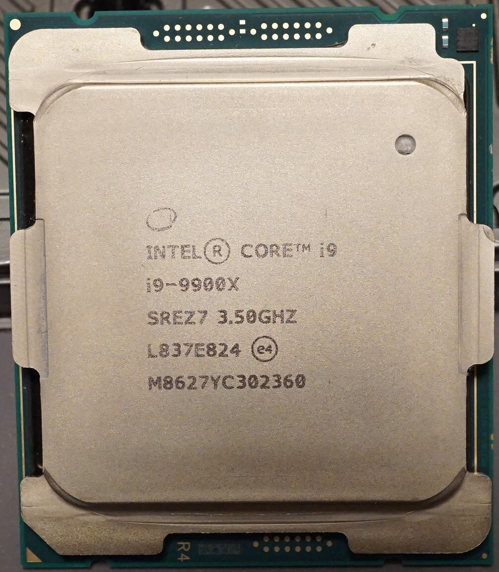 【動作確認済】Intel Core i9 9900X(10コア20スレッド) LGA2066 本体のみ_画像1