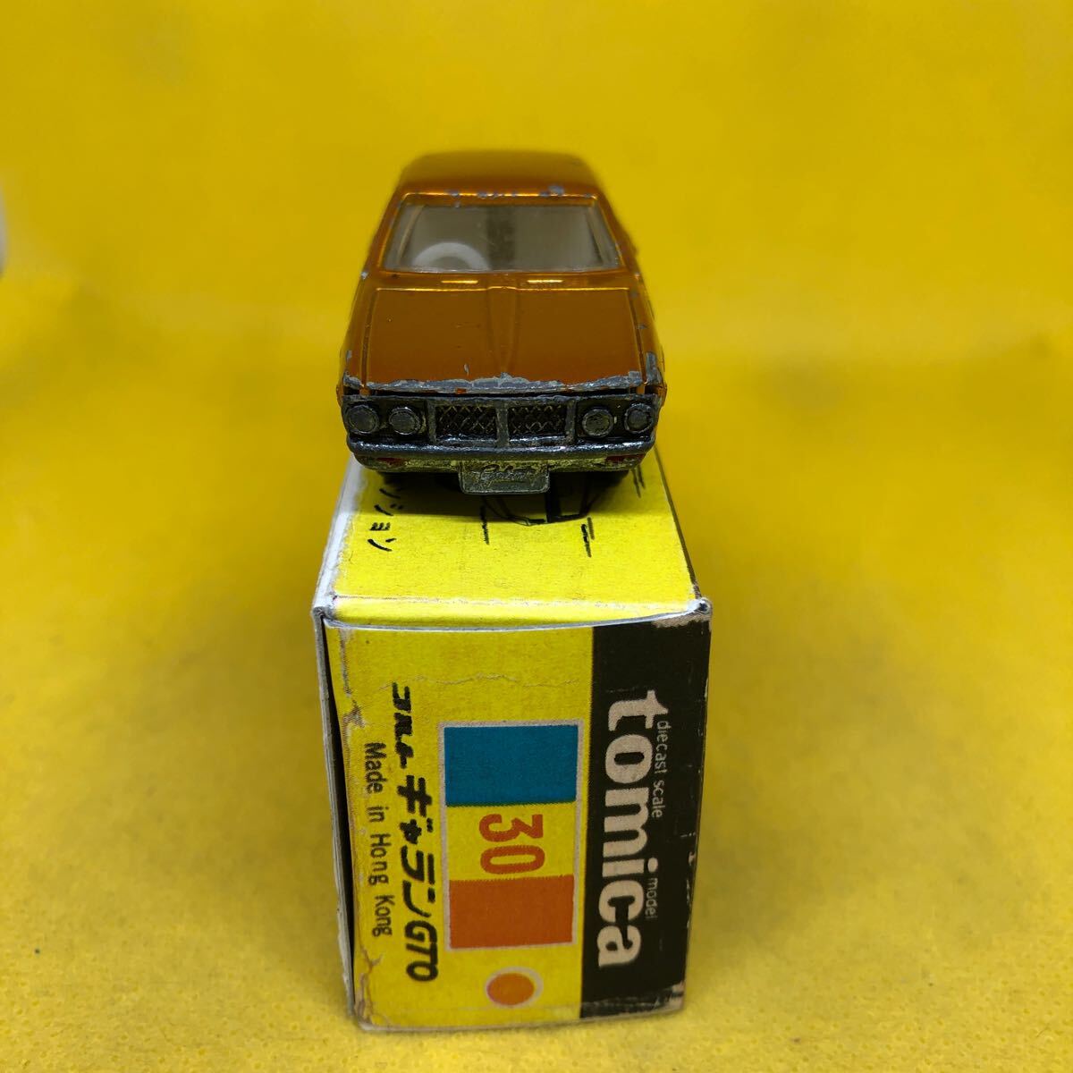 トミカ 香港製 黒箱 30 三菱 コルトギャラン GTO 当時物 絶版 ホンコンの画像2