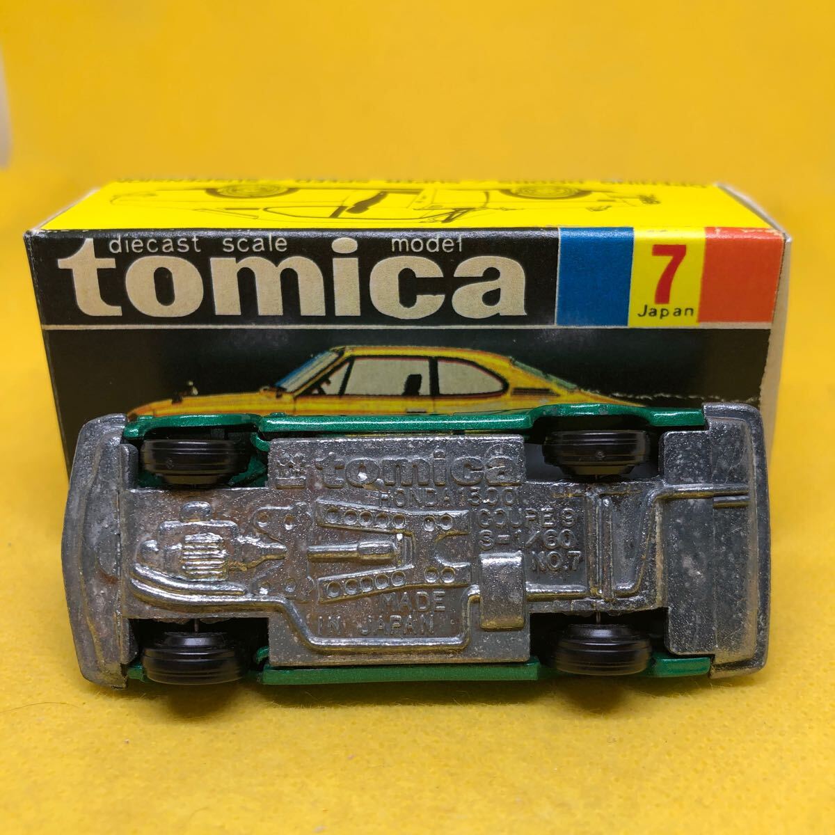 トミカ 日本製 黒箱 7 ホンダ 1300クーペ 当時物 絶版 ②の画像5