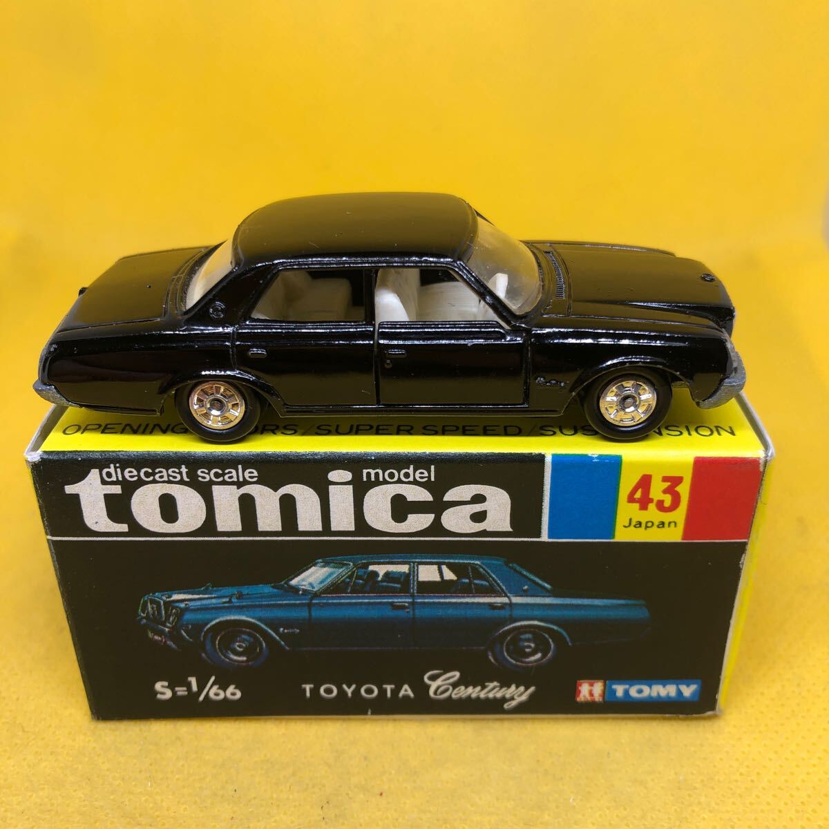 トミカ　日本製　黒箱　43 トヨタ　センチュリー　当時物　絶版　②_画像3