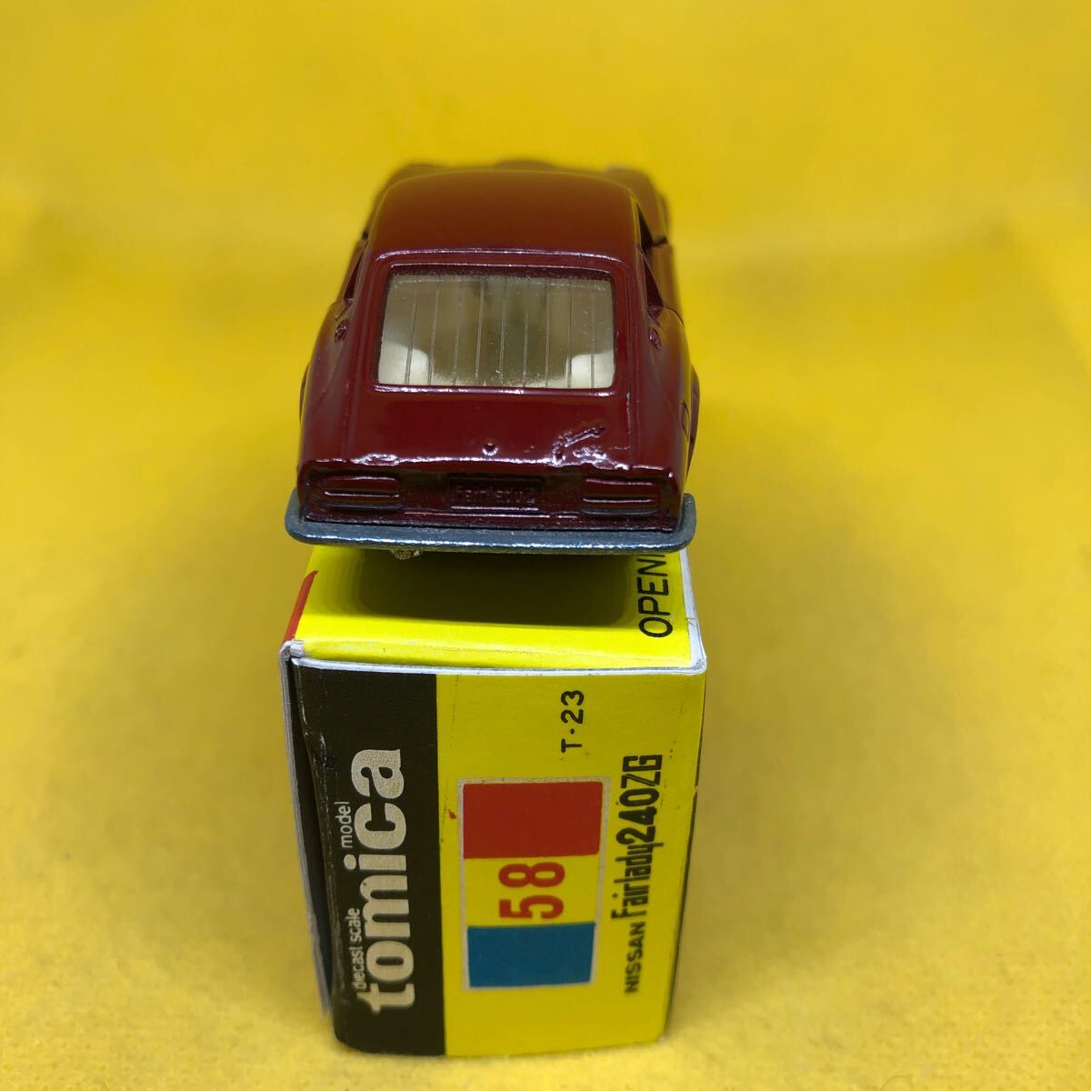 トミカ 日本製 黒箱 58 ニッサン フェアレディ 240ZG 当時物 絶版 ②の画像4