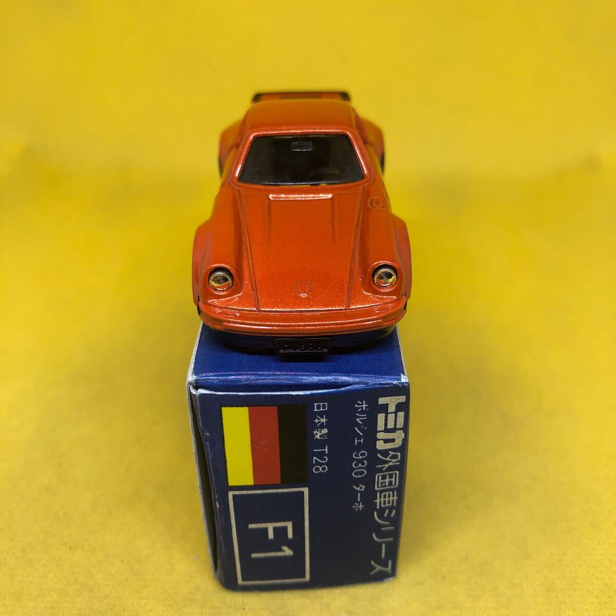 トミカ　日本製　青箱　F1 ポルシェ　930ターボ　当時物　絶版