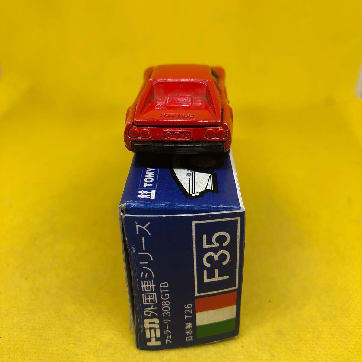 トミカ 日本製 青箱 F35 フェラーリ 308GTB 当時物 絶版の画像4