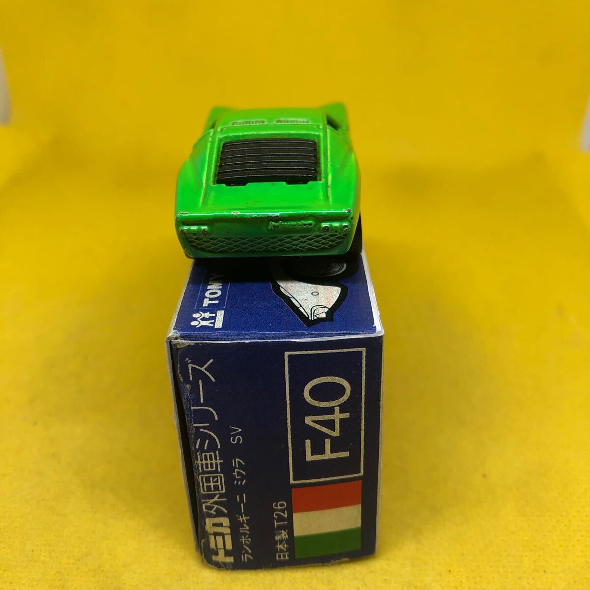 トミカ　日本製　青箱　F40 ランボルギーニ　ミウラ　当時物　絶版_画像4
