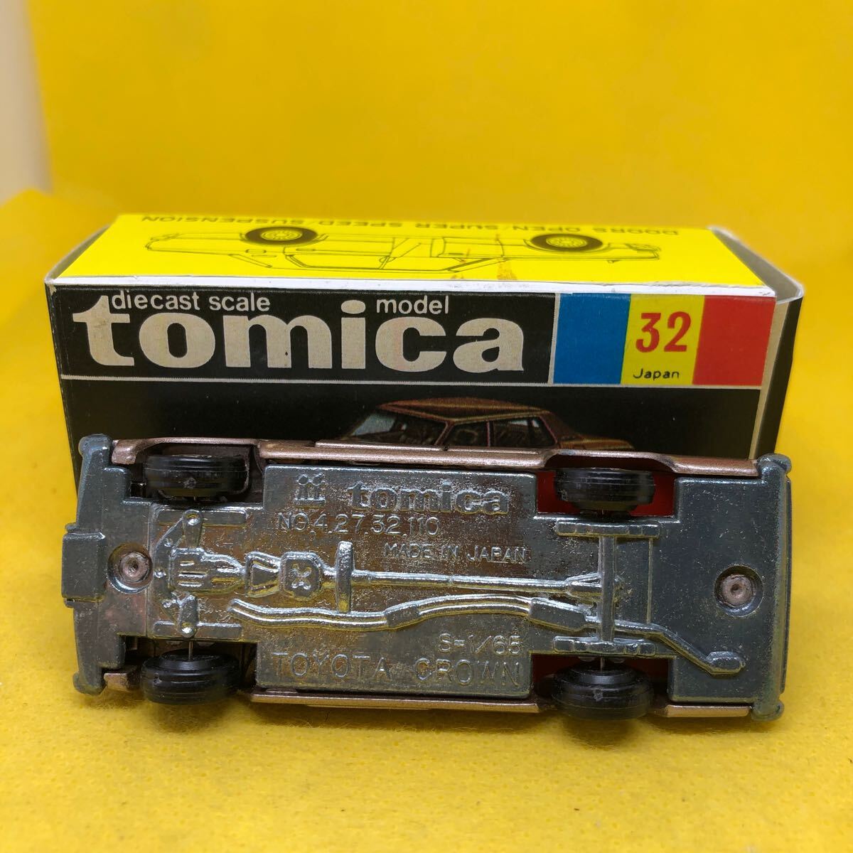 トミカ 日本製 黒箱 32 トヨタ クラウン 2600 ロイヤルサルーン 当時物 絶版 ②の画像5