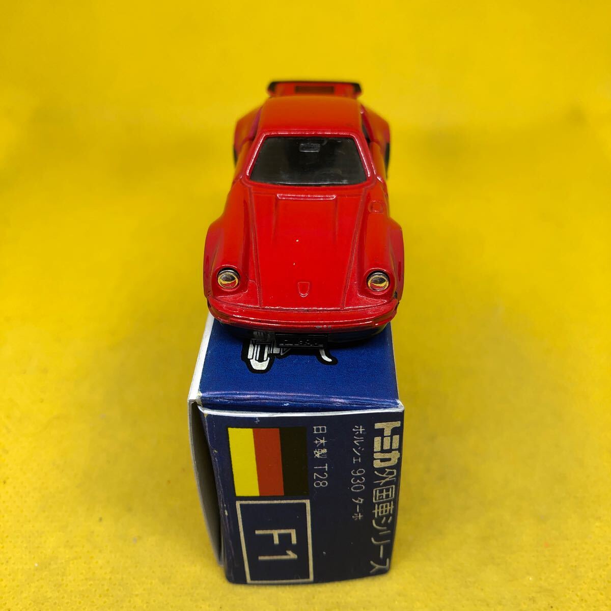 トミカ 日本製 青箱 F1 ポルシェ 930ターボ 当時物 絶版 ②の画像2
