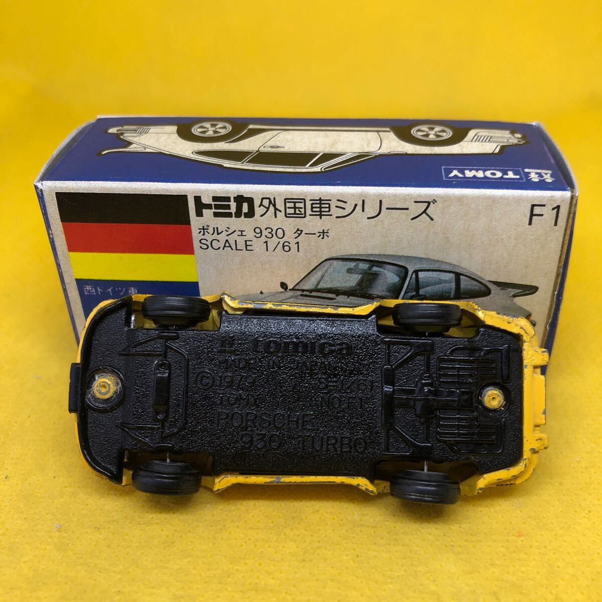 トミカ 日本製 青箱 F1 ポルシェ 930ターボ 当時物 絶版 ⑦の画像5