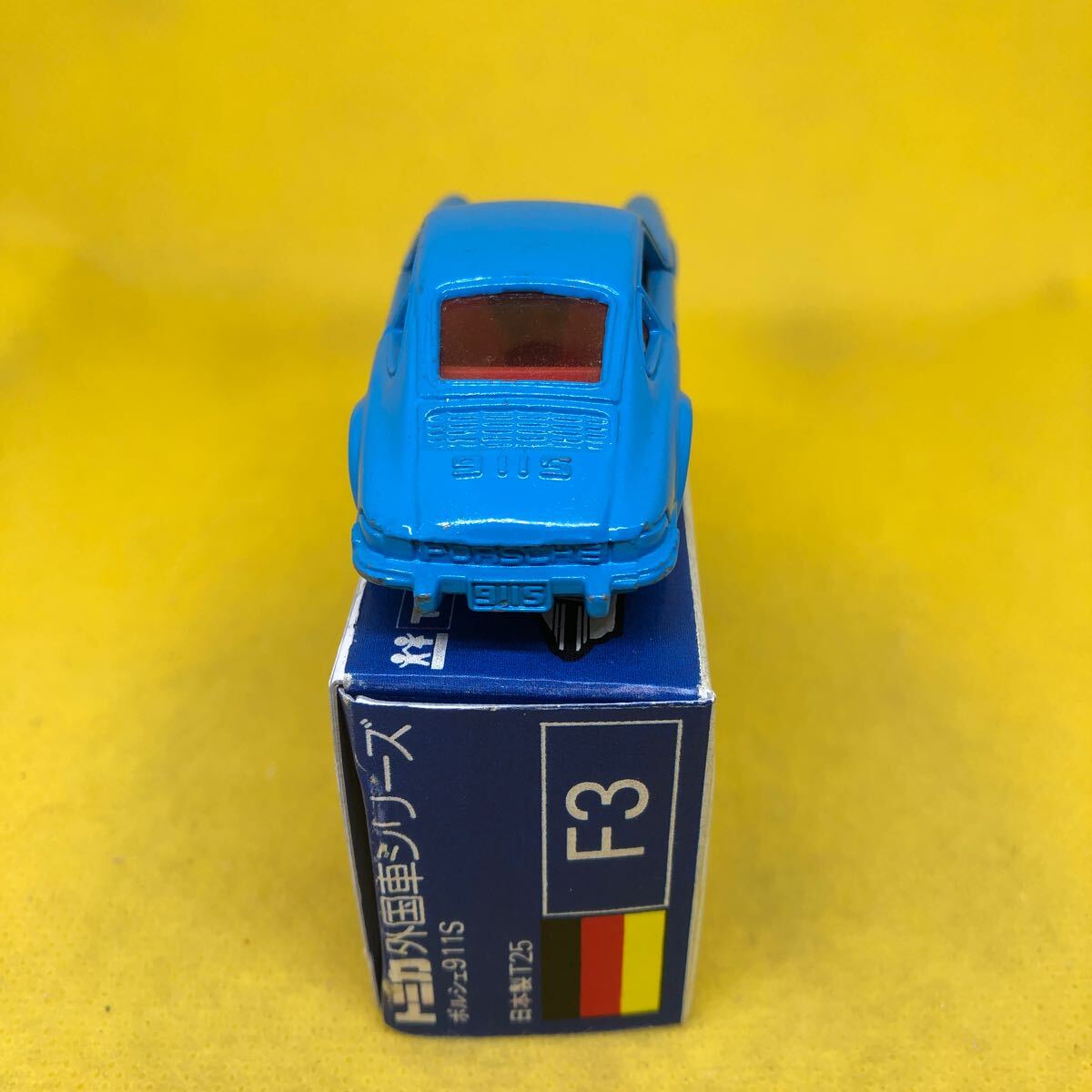  Tomica made in Japan blue box F3 Porsche 911S that time thing out of print ①