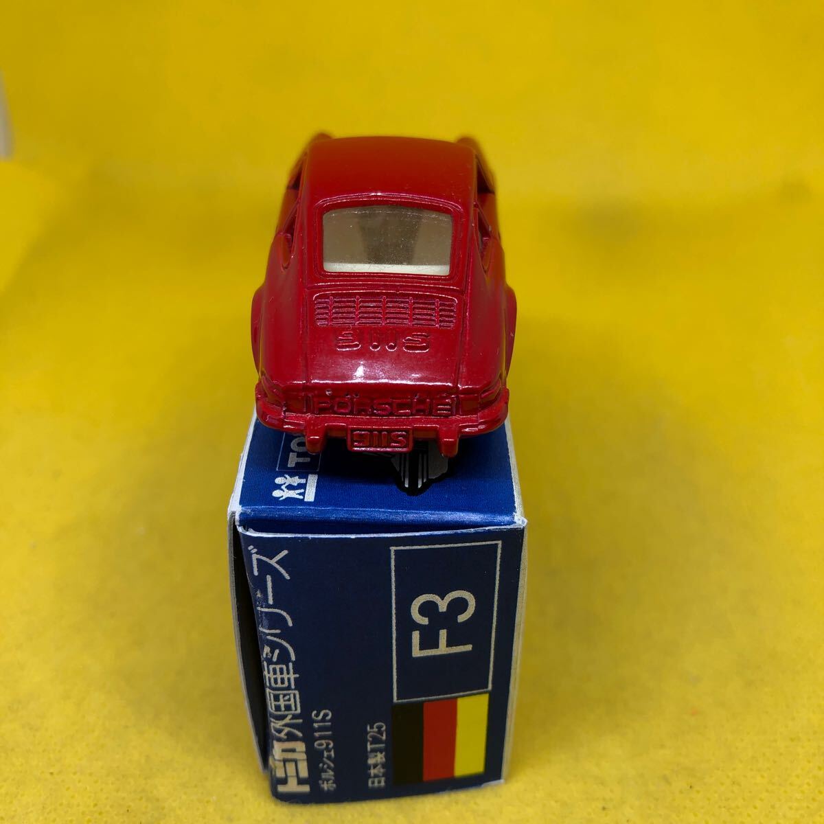 トミカ　日本製　青箱　F3 ポルシェ　911S 当時物　絶版　⑥_画像4
