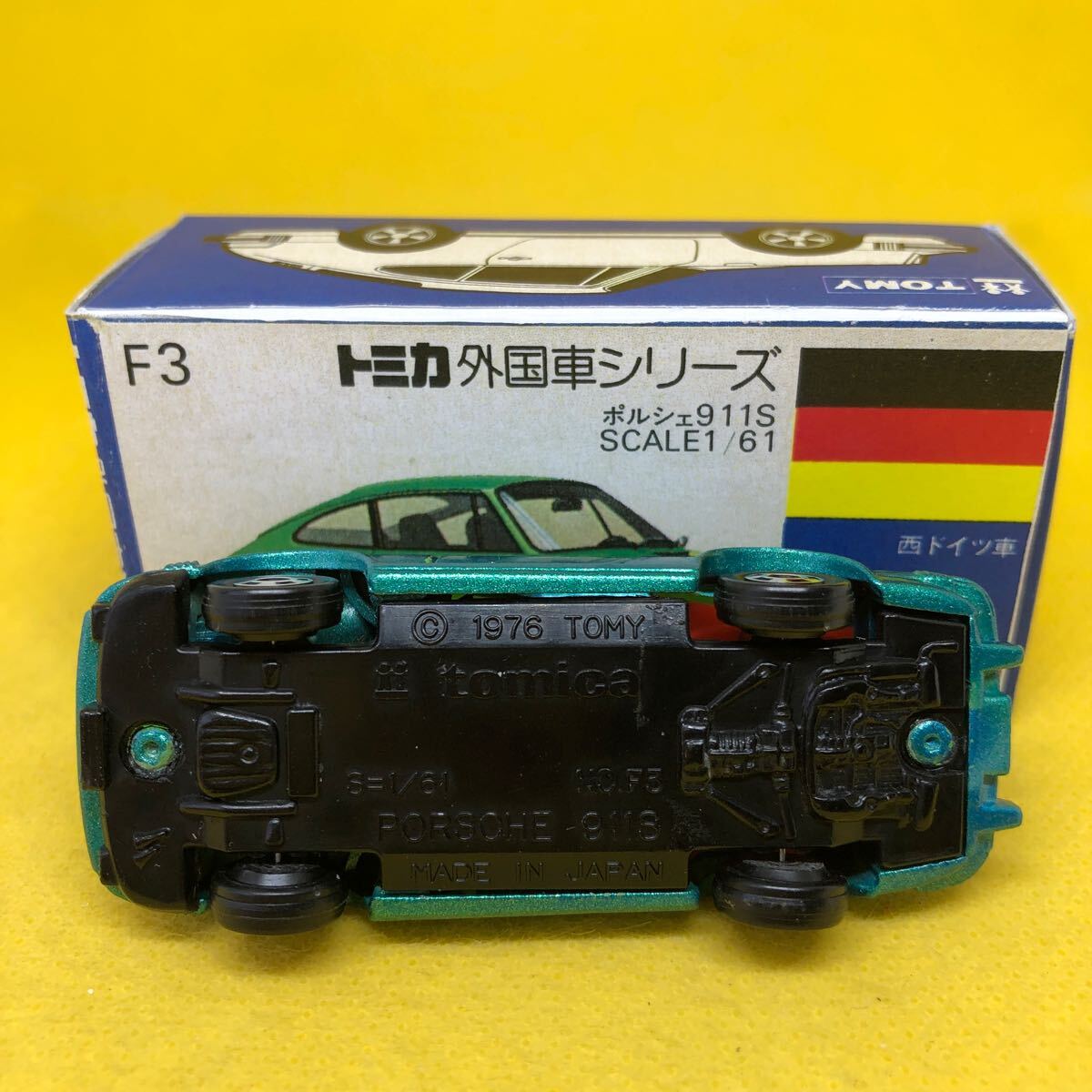 トミカ　日本製　青箱　F3 ポルシェ　911S 当時物　絶版　16_画像5