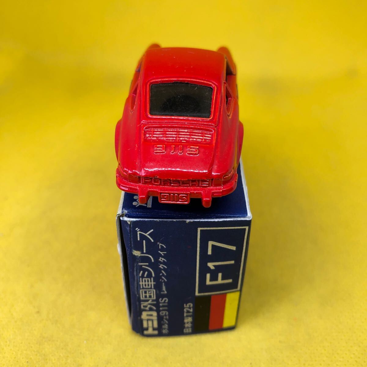トミカ 日本製 青箱 F17 ポルシェ 911S レーシングカー 当時物 絶版 ②の画像4