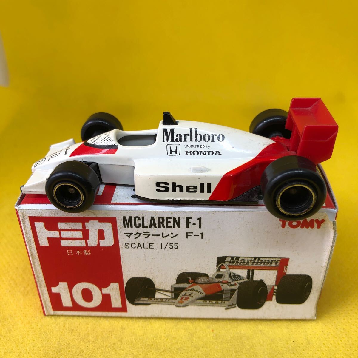 トミカ　日本製　赤箱　101 マクラーレン　F1 当時物　絶版_画像1