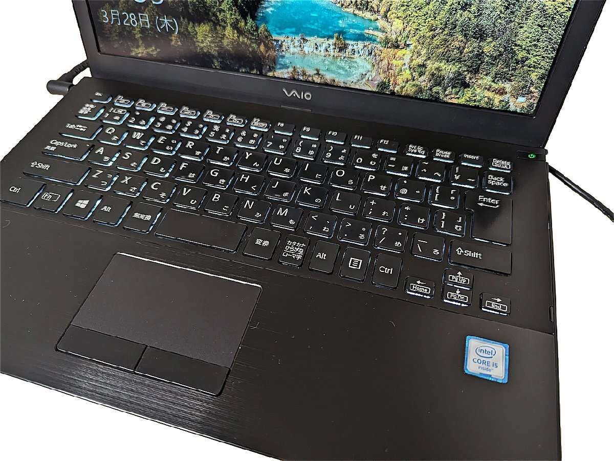 （外装難あり品）VAIO S13 薄く軽量 A4ノートパソコン モバイル Core i5 第6世代 RAM4GB SSD128GB Webカメラ Bluetooth Wi-Fi フルHD_画像2