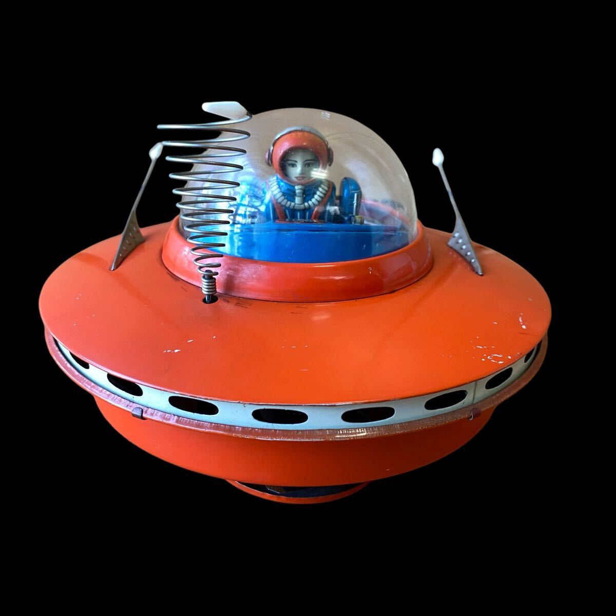 ★ ブリキ Flying Saucer フライングソーサー 吉屋 ヨシヤ KO玩具 電池式 昭和レトロ 当時物 希少 日本製_画像2