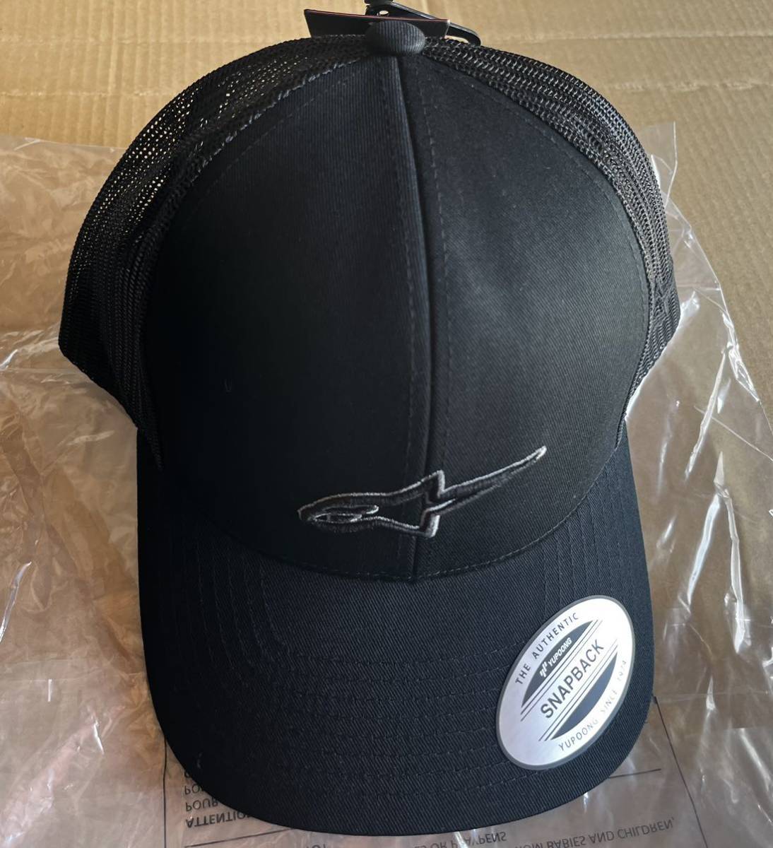 ★Alpinestars Find Trucker メッシュ アルパインスターズ 帽子 黒 バイク キャップ ブラック ウエア フリーサイズ ツーリング MTB 二輪 ②_画像2