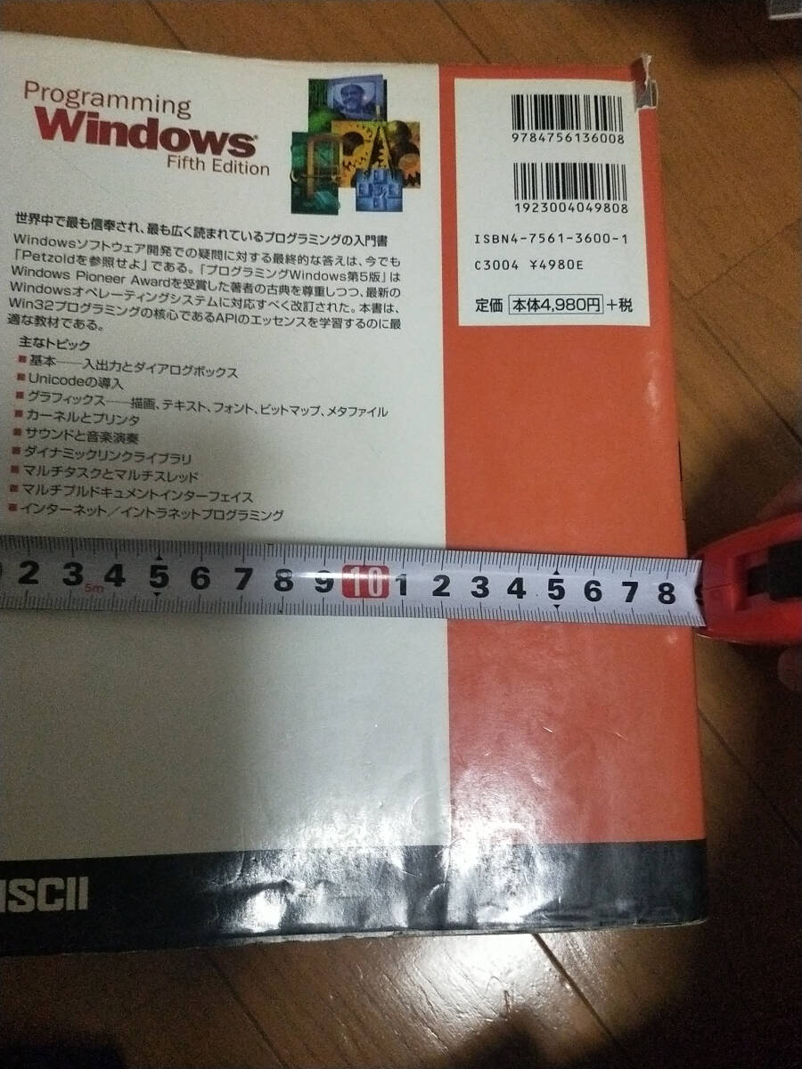 プログラミングWindows Win32 APIを扱う開発者のための決定版！ 上 Microsoft Programming Series Charles Petzold(チャールズ ペゾルド)_画像6