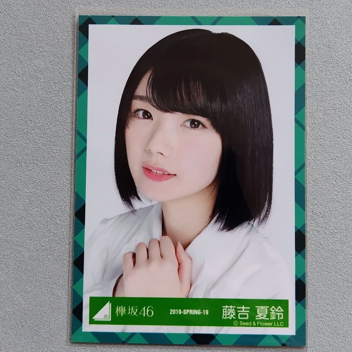 櫻坂46 藤吉夏鈴 2019 Spring 生写真 1の画像1