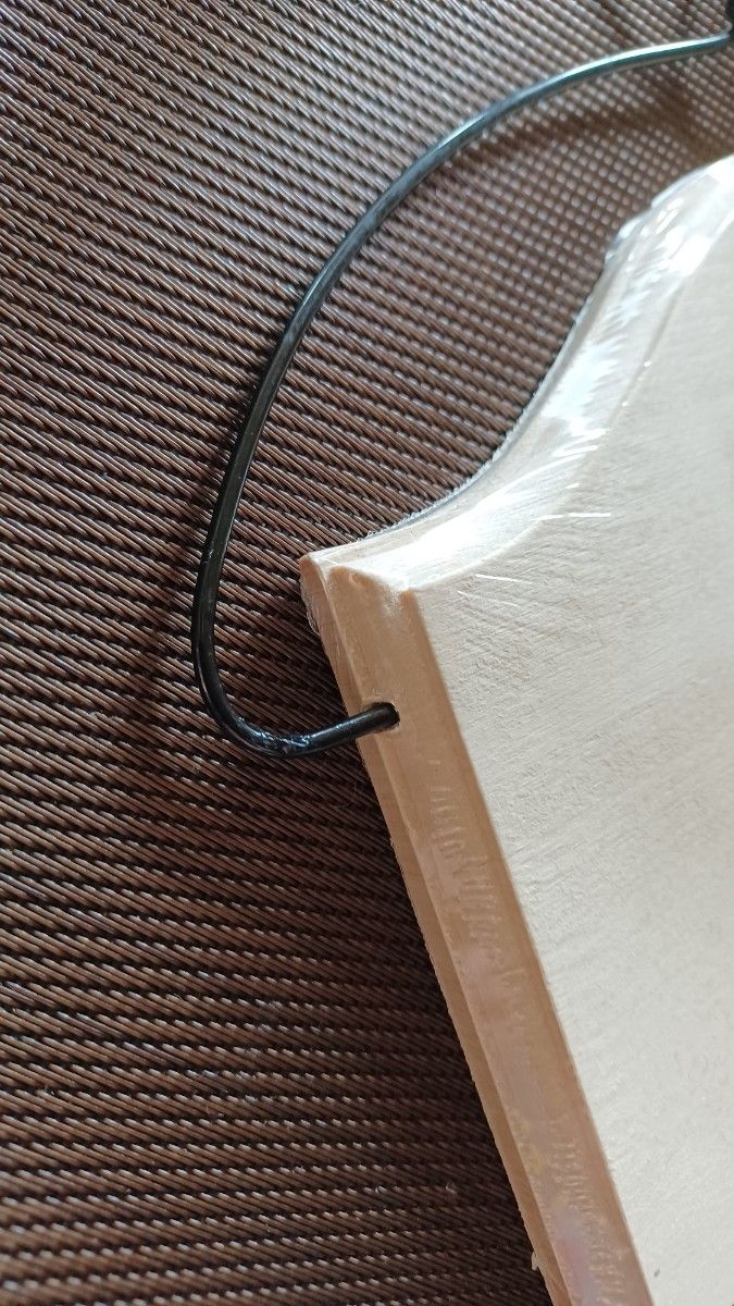 トールペイント　ワイヤー付きサインボード　白木素材