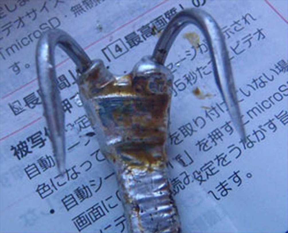糸オモリ 3.0mm フロッグ 香川塩ビ工業特製 チューニングシンカー 雷魚 ライギョ 90cm×2 約144g_画像6