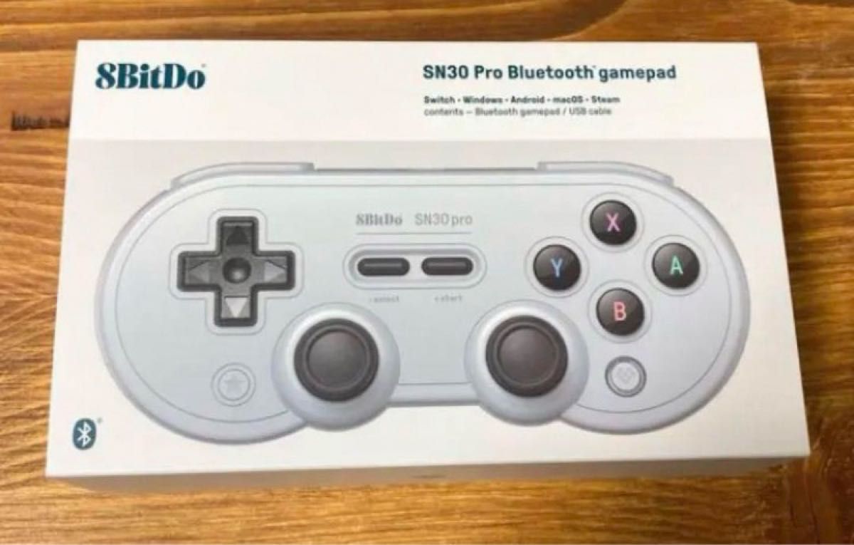 8Bitdo SN30 Pro ゲームパッド（Gray バージョン）