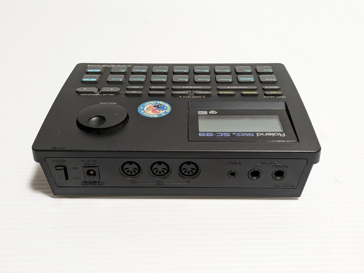 Roland ローランド 音源モジュール SOUND MODULE サウンドモジュール SC-33 日本製品 動作確認済みの画像2