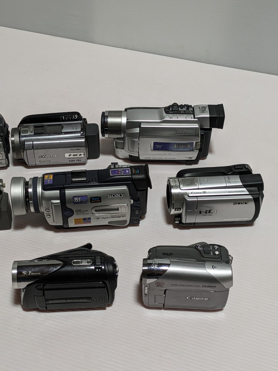 Victor　SONY　JVC Canon ビデオカメラ デジタルビデオカメラ 　カメラ　合計11個_画像4