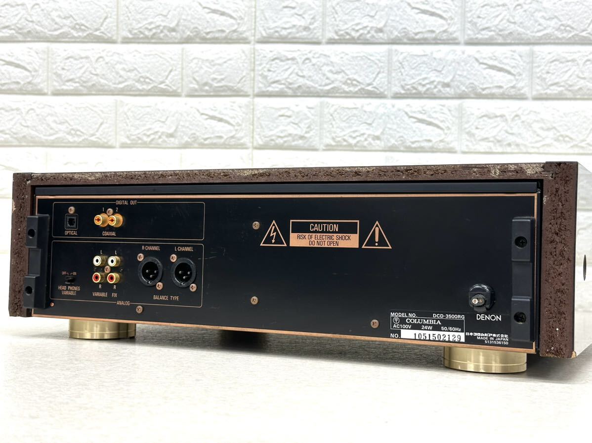 A728◇ DENON デノン DCD-3500RG CDプレーヤー　中古　動作未確認【ジャンク品】_画像3