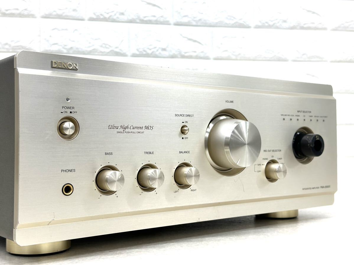 A736◇ DENON デノン プリメインアンプ PMA-2000IV 通電確認済み【ジャンク】