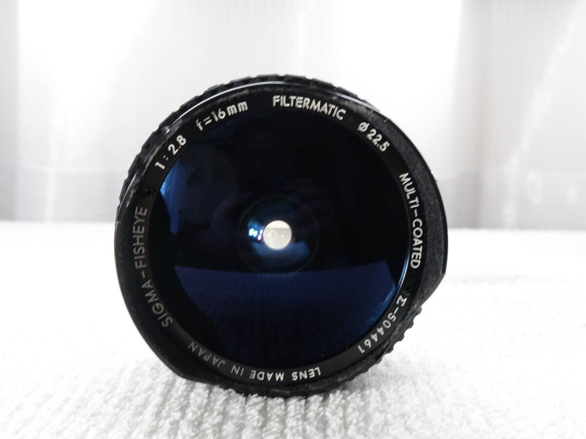 ■希少！SIGMA 16mm f2.8 FISHEYE for OLYMPUS OM 動作良好■の画像5