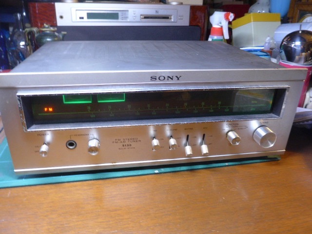 ソニーのAM/FMチューナーの名機SONY ST-5130です。通電受信しますがジャンク_画像1