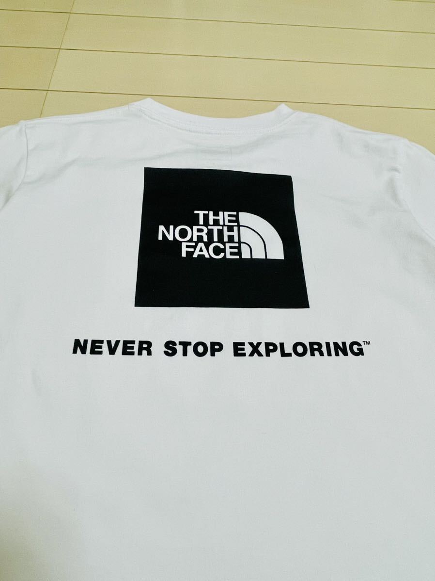 一度のみ着用 超美品 ノースフェイス 長袖 Tシャツ ホワイト レディース S M 検索）THE NORTH FACE パタゴニア コロンビアの画像7