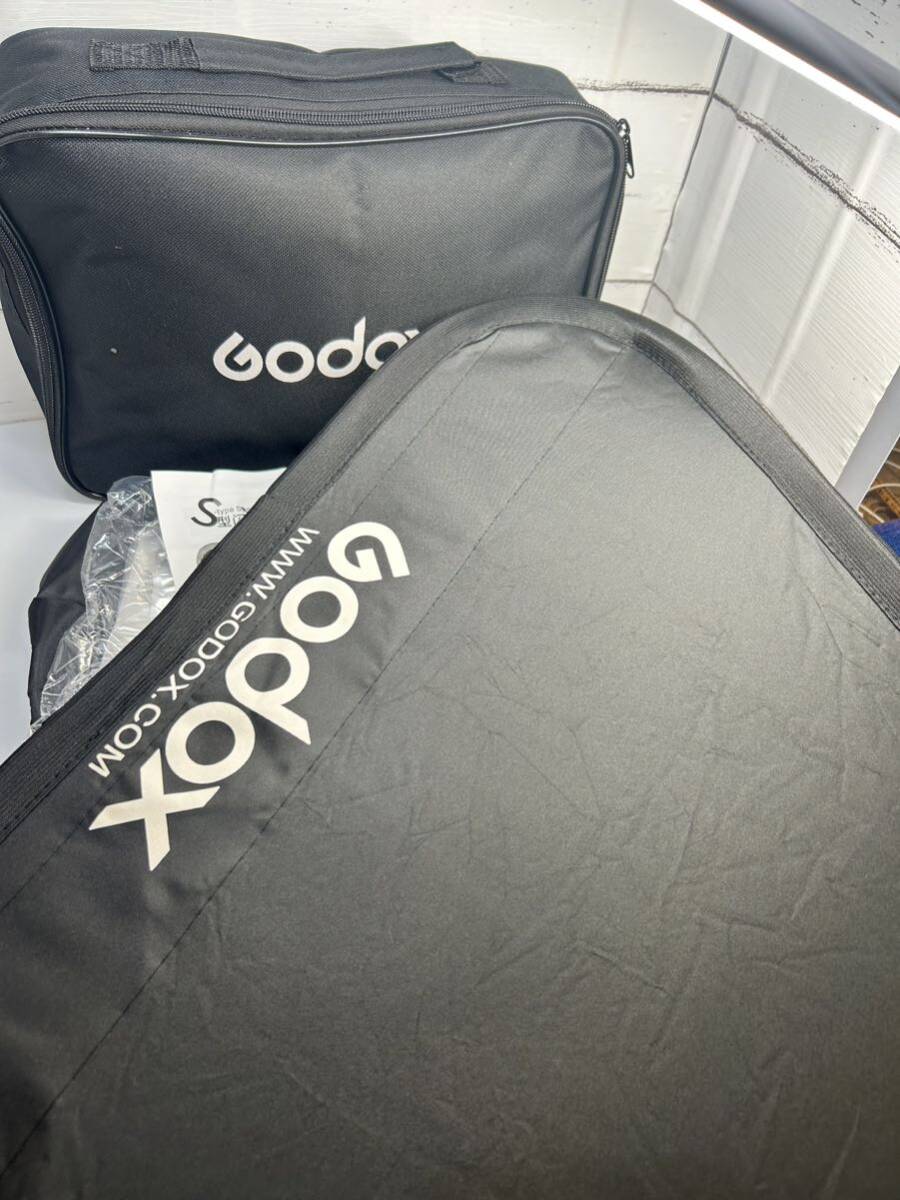 【Godox正規代理】GODOX 60x60cm ソフトボックス+S型ボーエンズマウントブラケット セット モノブロックストロボ撮影用