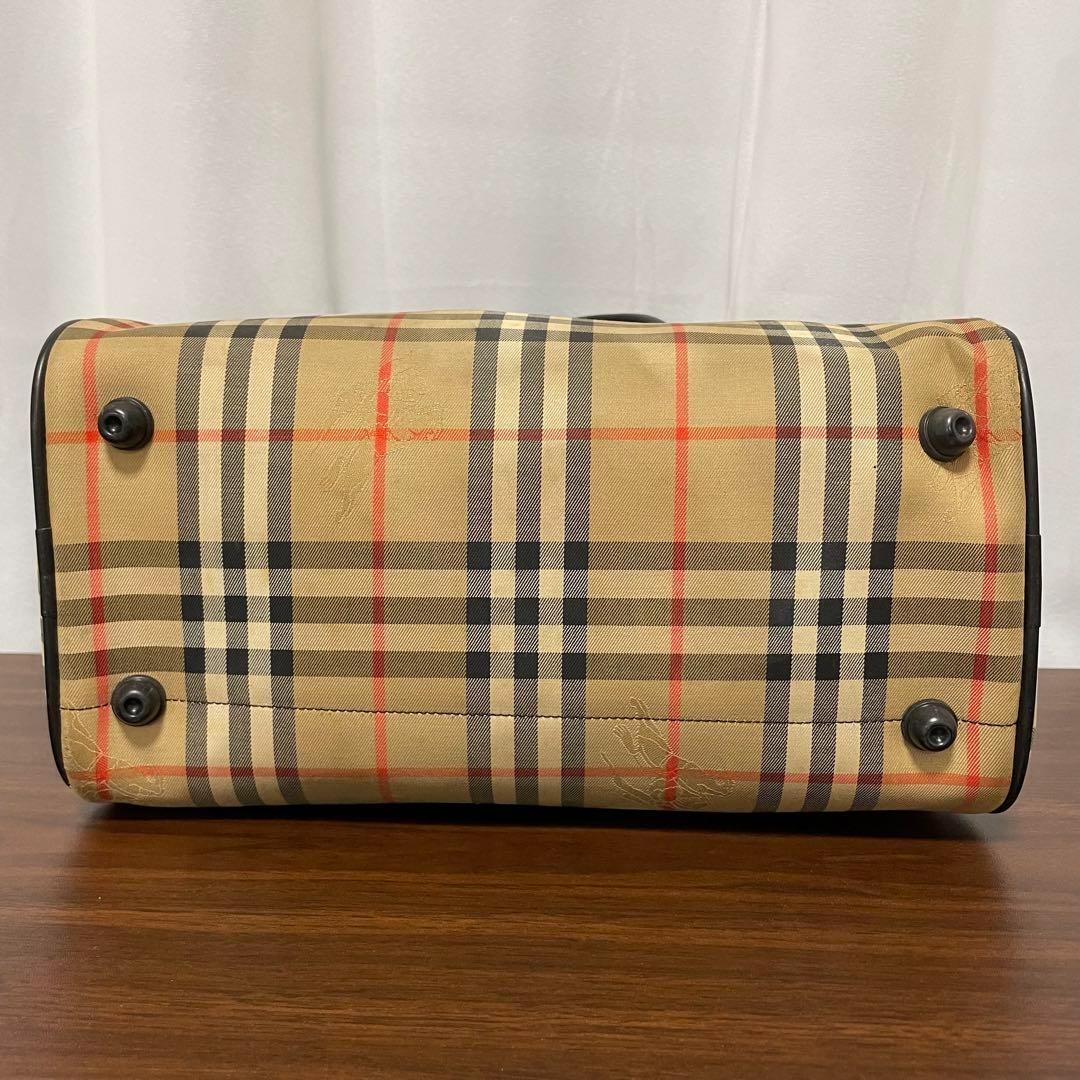 { сильно сниженная цена!} Burberry zBurberrys сумка "Boston bag" noba проверка парусина 0-14863