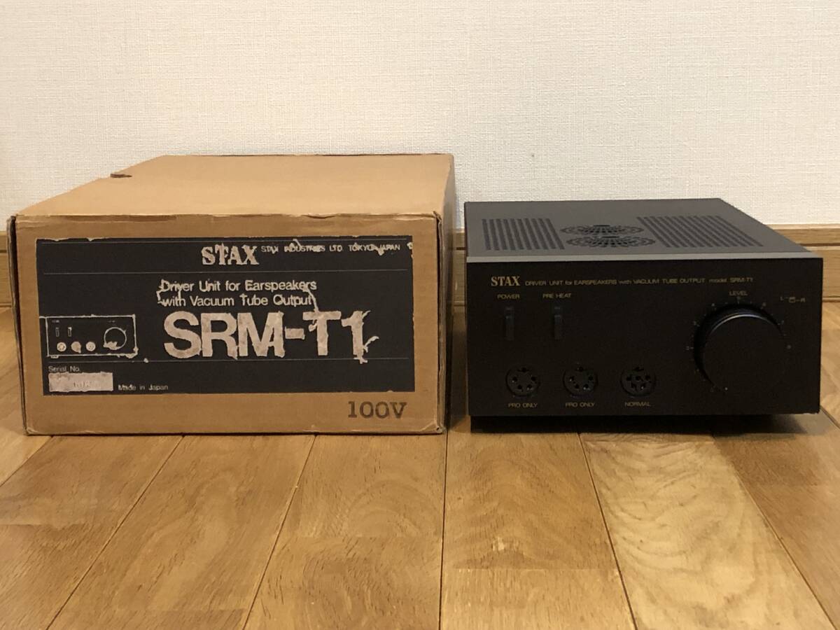 即決/送無 STAX スタックス SRM-T1 希少=幻のダブルトランス仕様 即決/送無 STAX スタックス SRM-T1 希少=幻のダブルトランス仕様