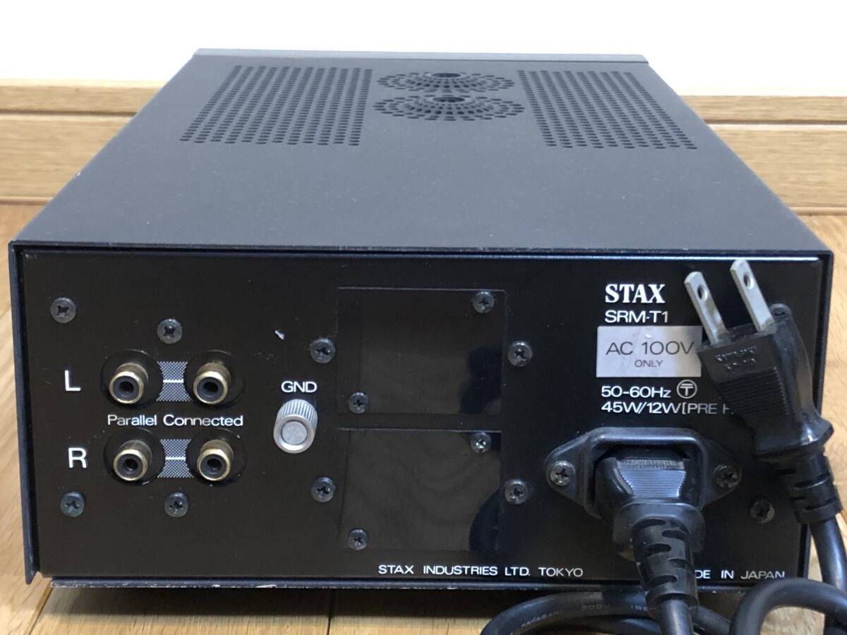 即決/送無 STAX スタックス SRM-T1 希少=幻のダブルトランス仕様 即決/送無 STAX スタックス SRM-T1 希少=幻のダブルトランス仕様