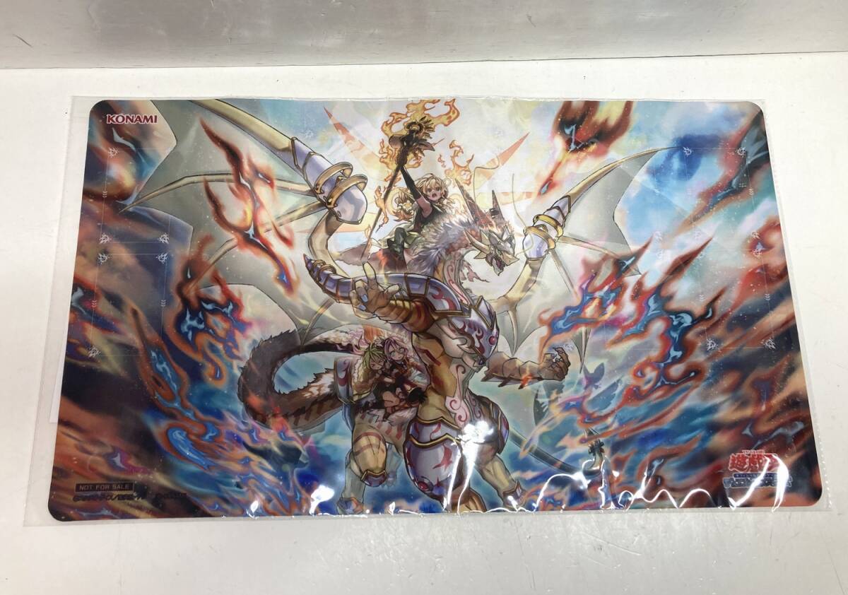 A7891-109 遊戯王 プレイマット 遊戯王の日 聖霊獣騎 レイラウタリの画像1